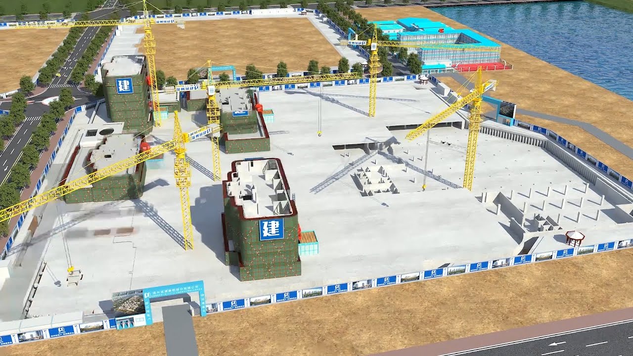 什么是数字化施工？工程施工模拟 ｜What is digital construction? Engineering construction simulation