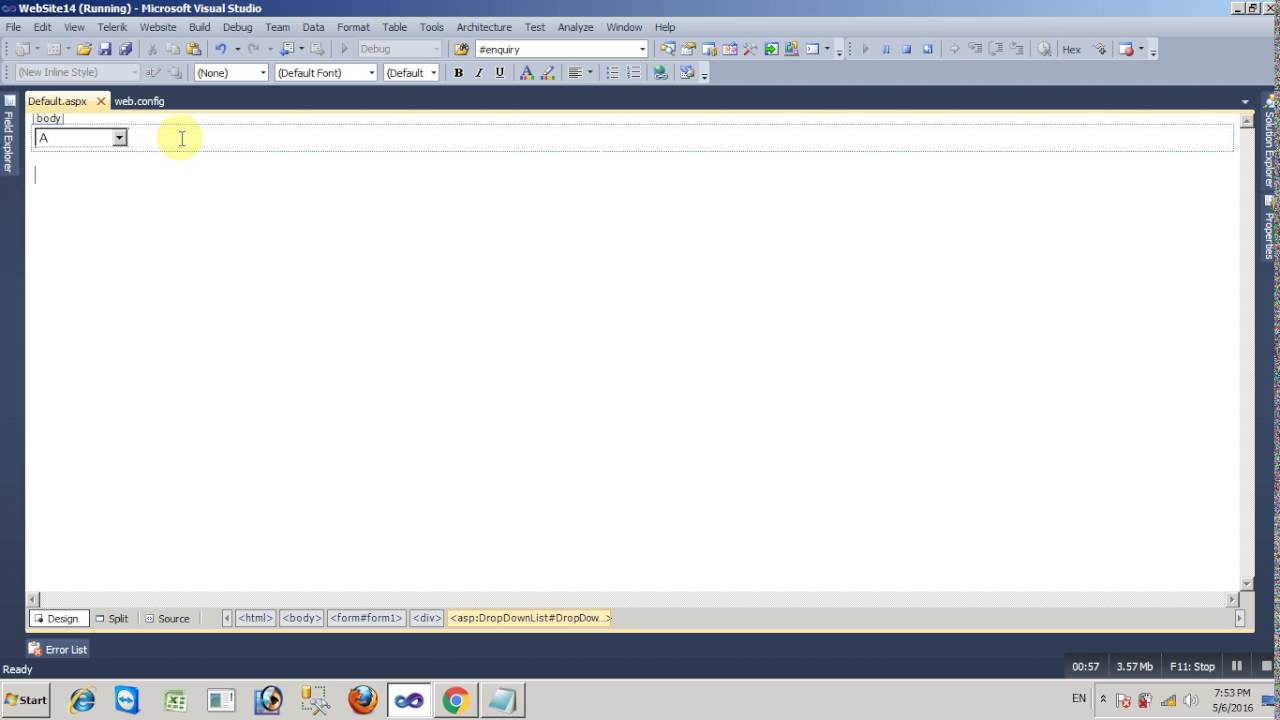 how to use dropdownlist in c# asp net