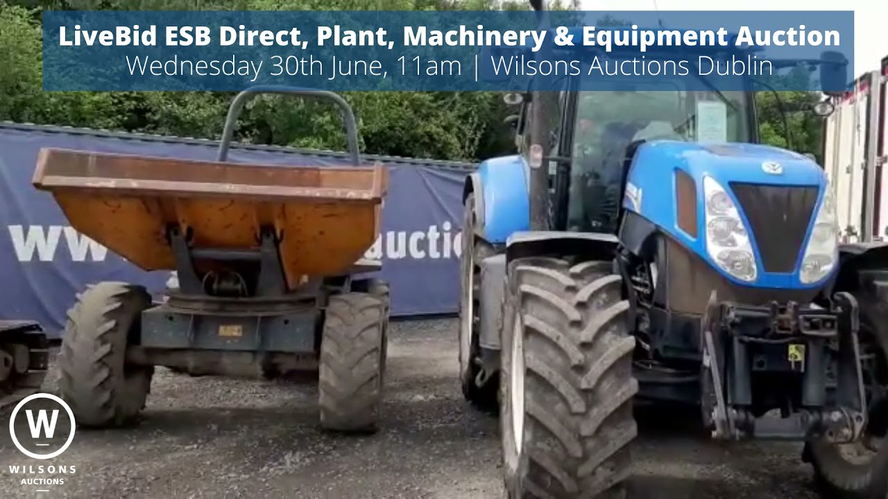 LiveBid ESB Direct, Plant, Machinery & Equipment Auction