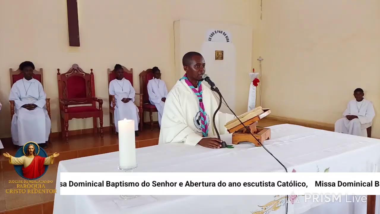 Missa Dominical Baptismo do Senhor | Abertura do ano escutista Católico | Diocese de Ndalatando|