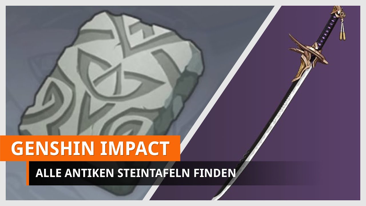 Genshin Impact: Alle Antiken Steintafeln auf Inazuma finden (Bauplan für Inazuma-Einhänder)