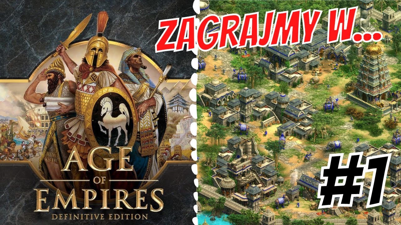 Zagrajmy w Age of Empires Definitive Edition #1 Jaskiniowcy kontratakują