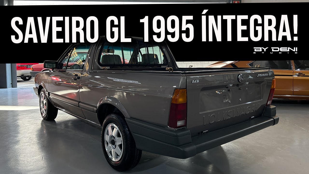 Saveiro GL 1995 Bege Urano: nunca usada para trabalho pesado, foi completamente revitalizada!