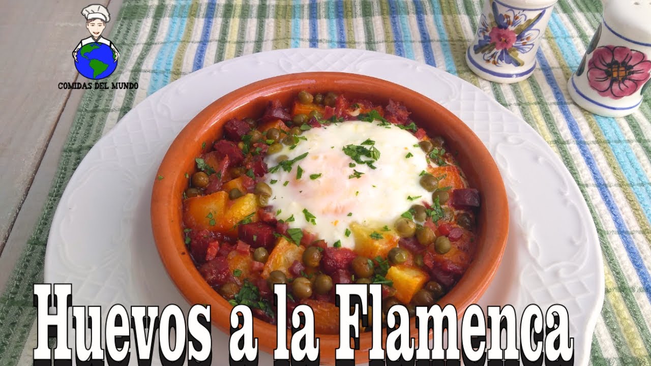 Huevos a la Flamenca |  Receta Tradicional Española