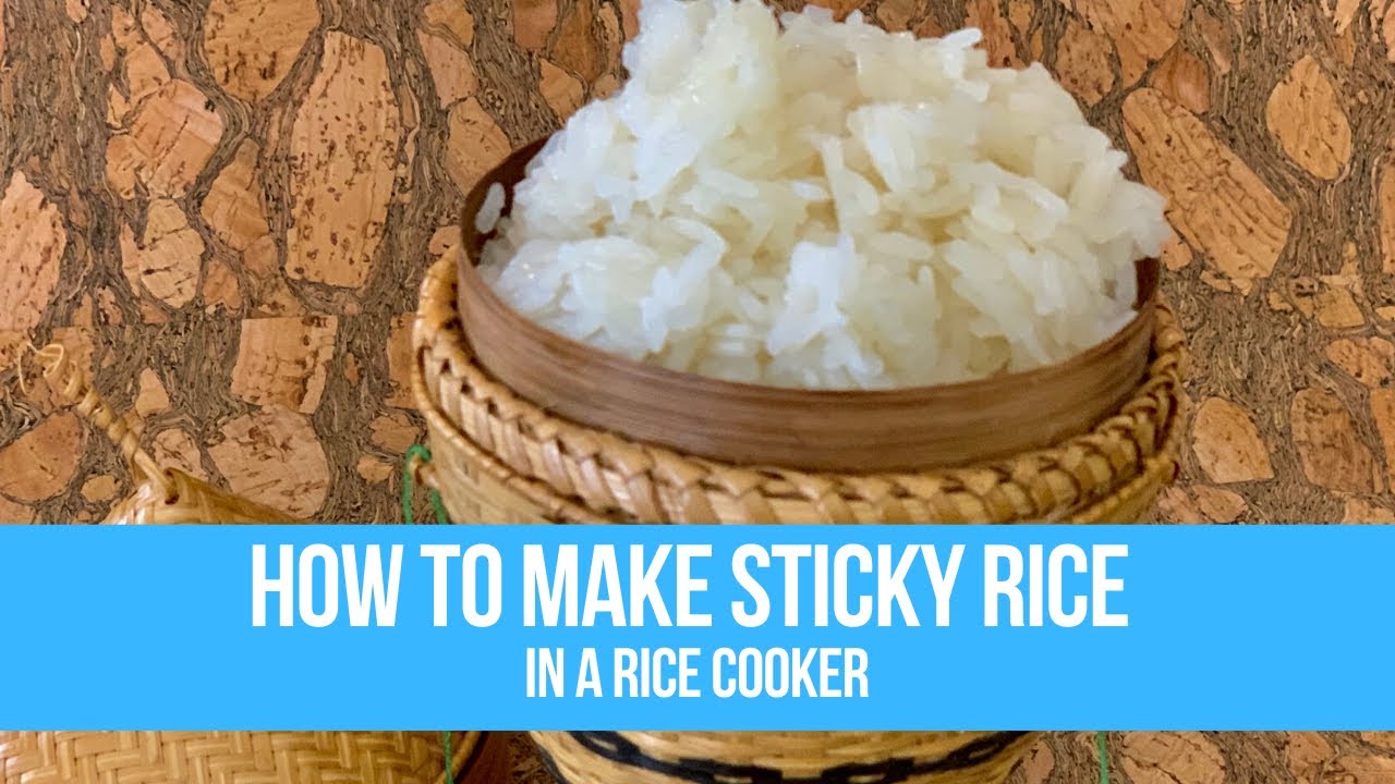 How to make sticky rice in a rice cooker | Neena's Thai Kitchen