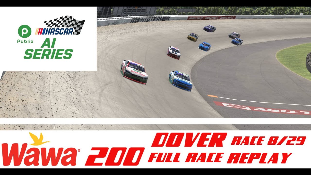 NASCAR AI Racing Publix Series: WAWA 200 Full Race Replay