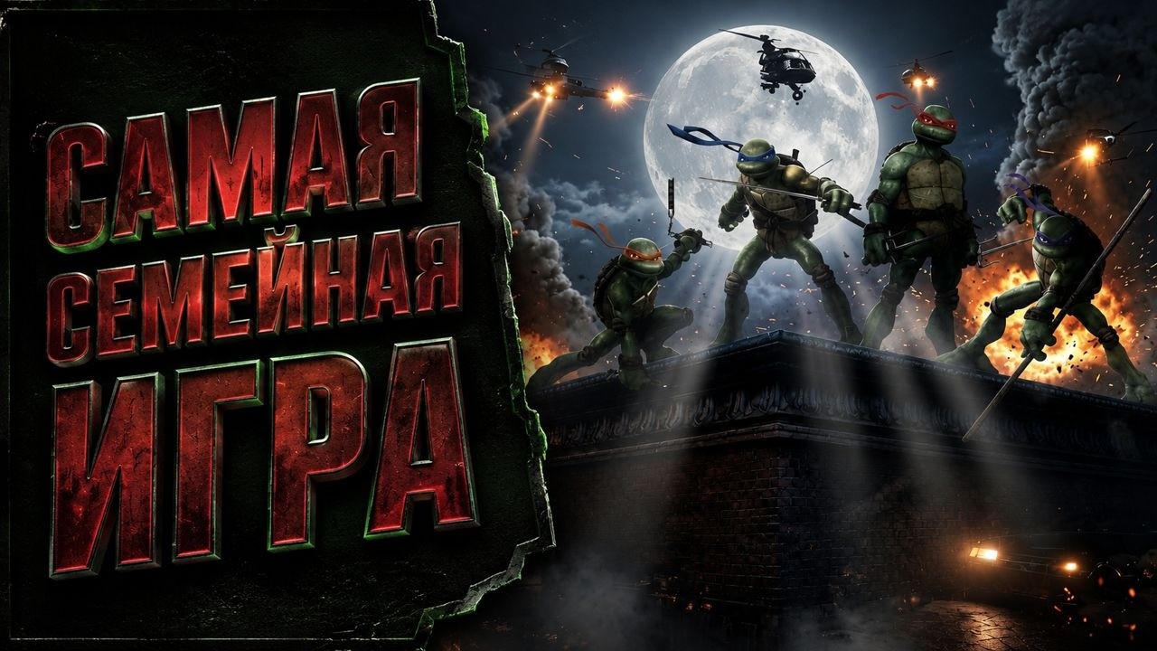 Обзор: TMNT 2007: От семейной драмы до семейной драки!
