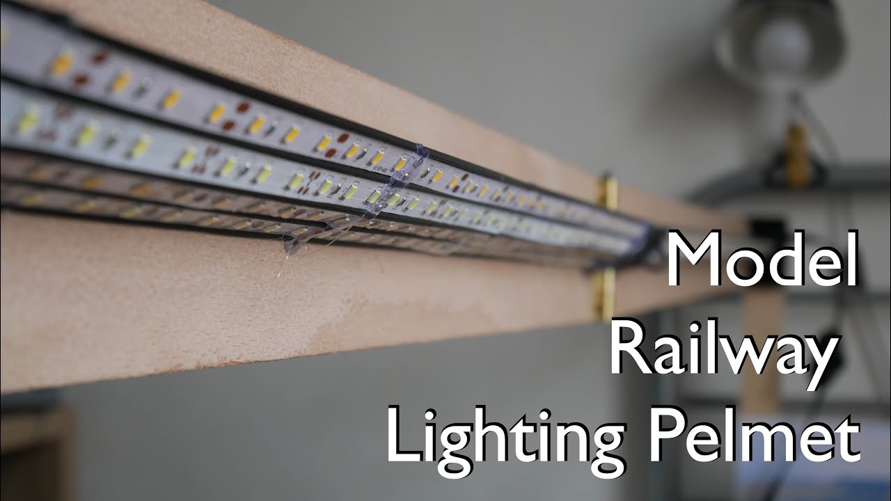 38. Model Rail Lighting pelmet using LED Strips
