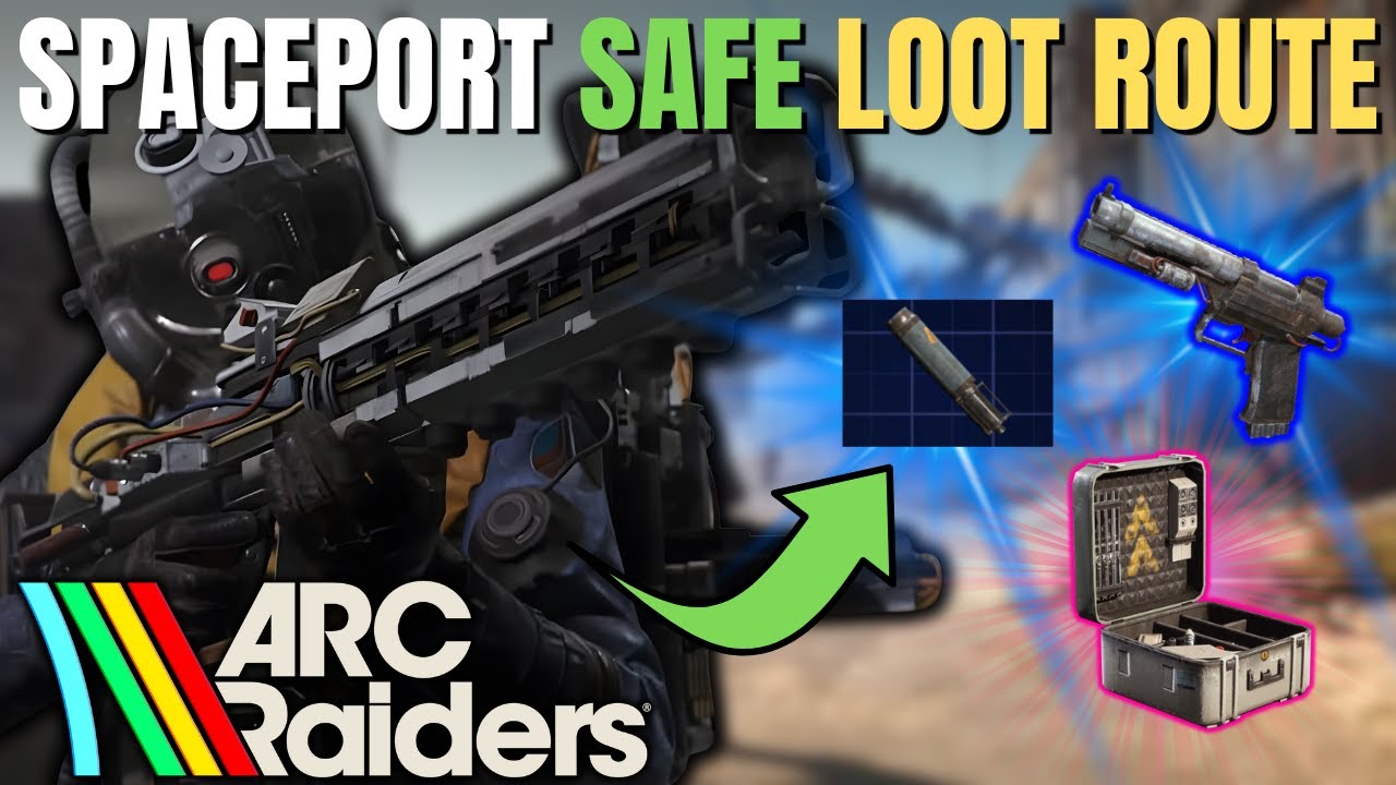 INSANE Spaceport SOLO Loot Run Guide in Arc Raiders! EPIC Blueprints & RARE Weapons