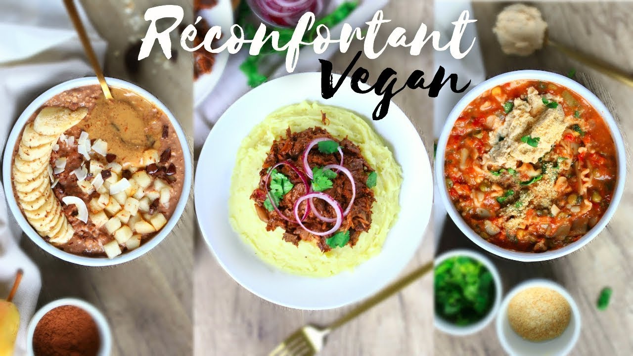 UNE JOURNÉE DANS MON ASSIETTE | Réconfortant, Healthy & Vegan