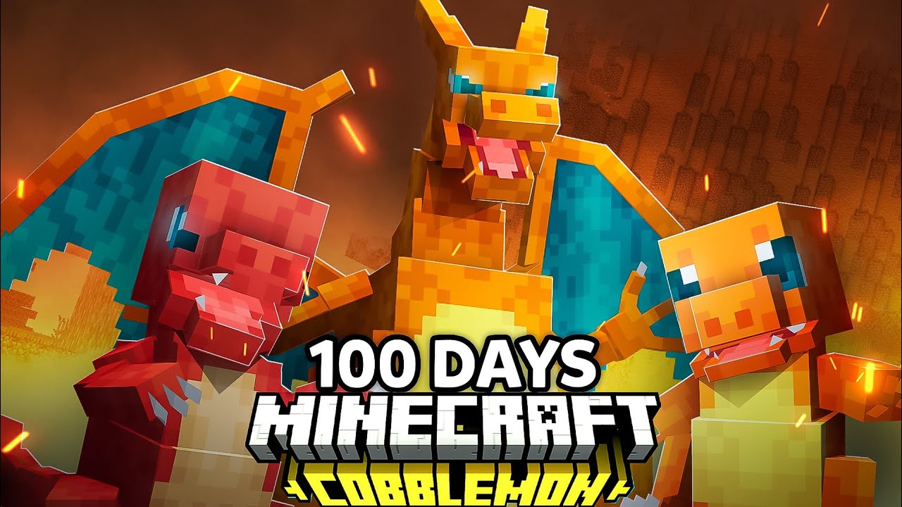 Completing the Generation 1 Cobblemon Living Dex in 100 Days! (Minecraft Pokémon)