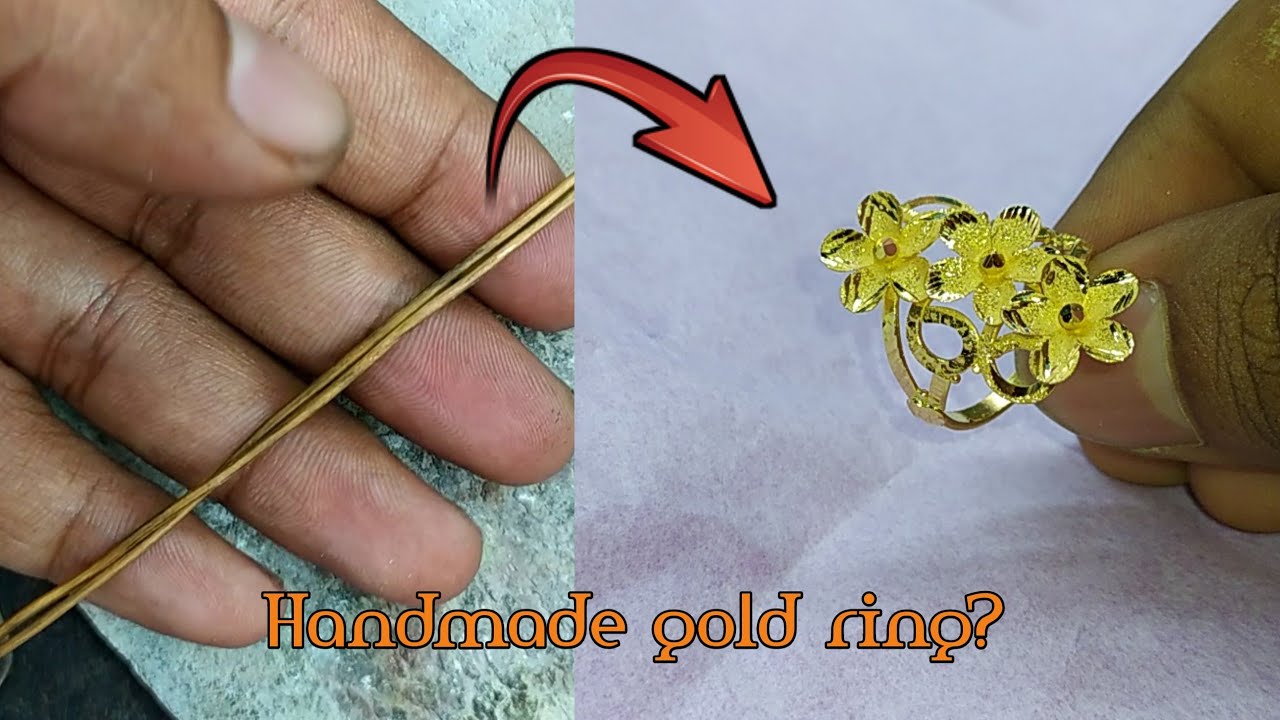 Handmade Gold Ring? | How to Make 22KT Gold Ring | Hallmark Gold Ring Design | Goldtips|Ring Making