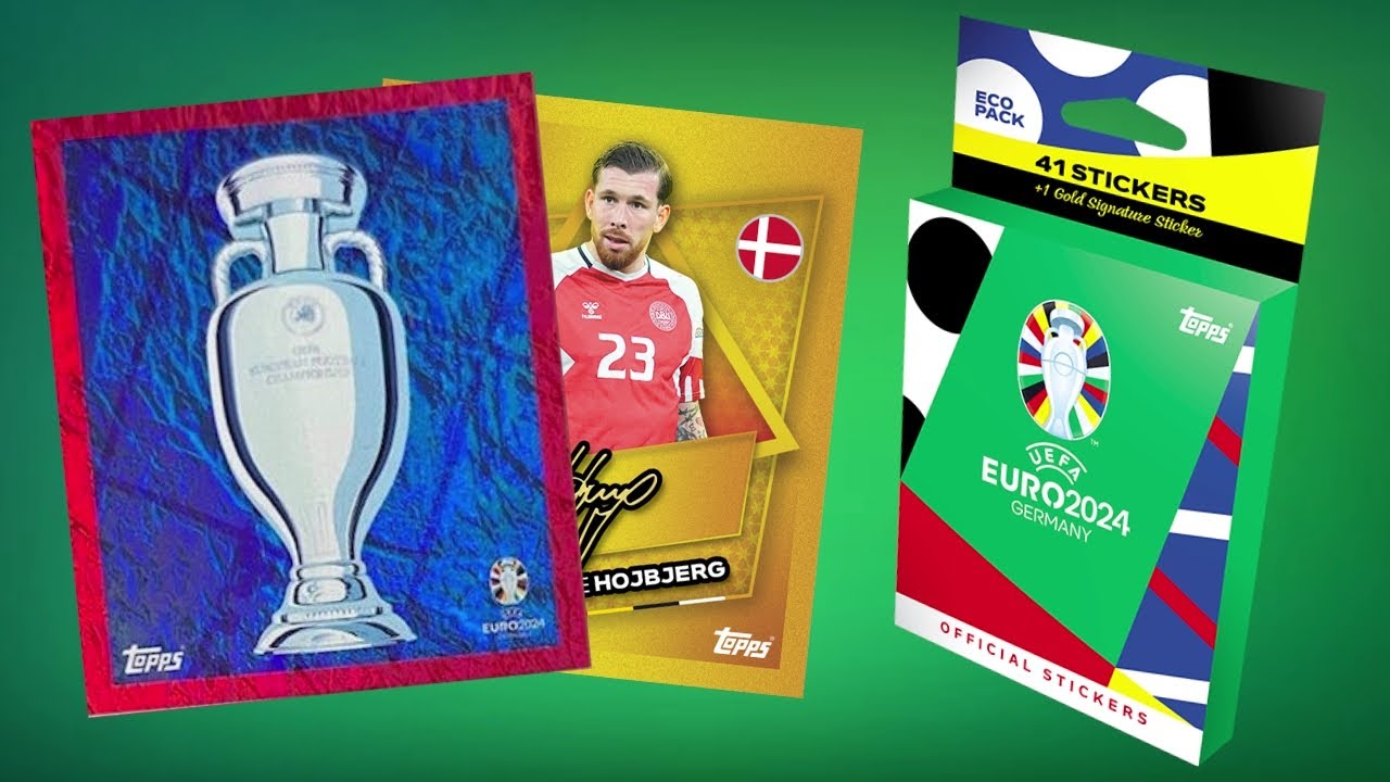 BEST PACKS EVER? | TOPPS EURO 2024 STICKERS ECO PACK!