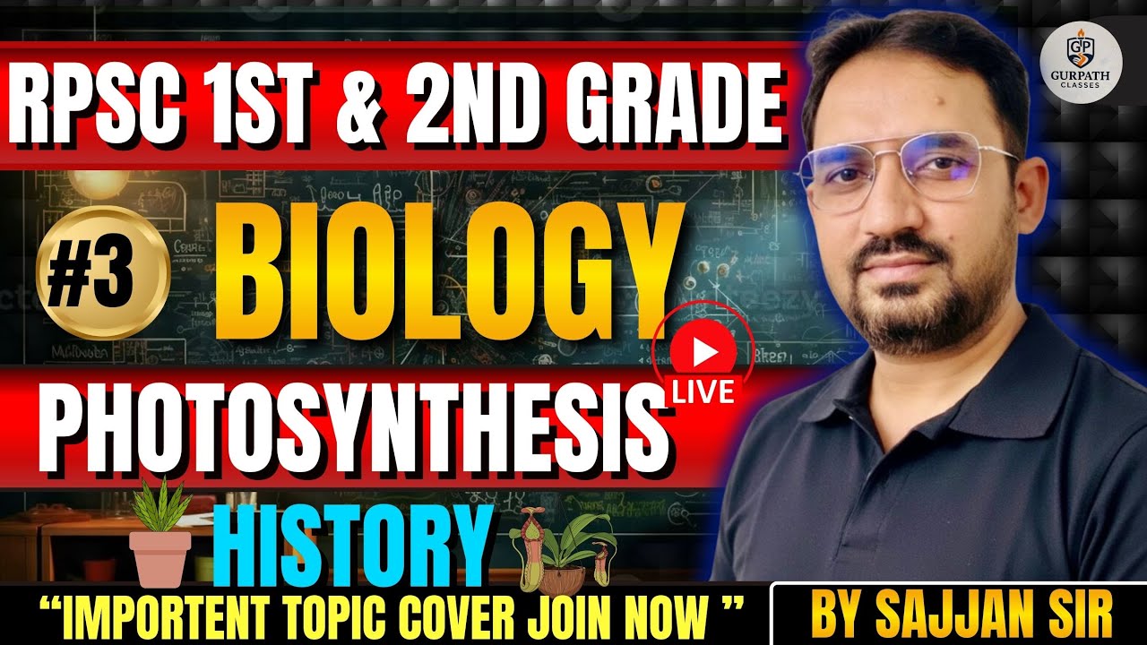 🔥 Plant Physiology | Photosynthesis HISTORY | By Sajjan Sir | Gurupath Classes