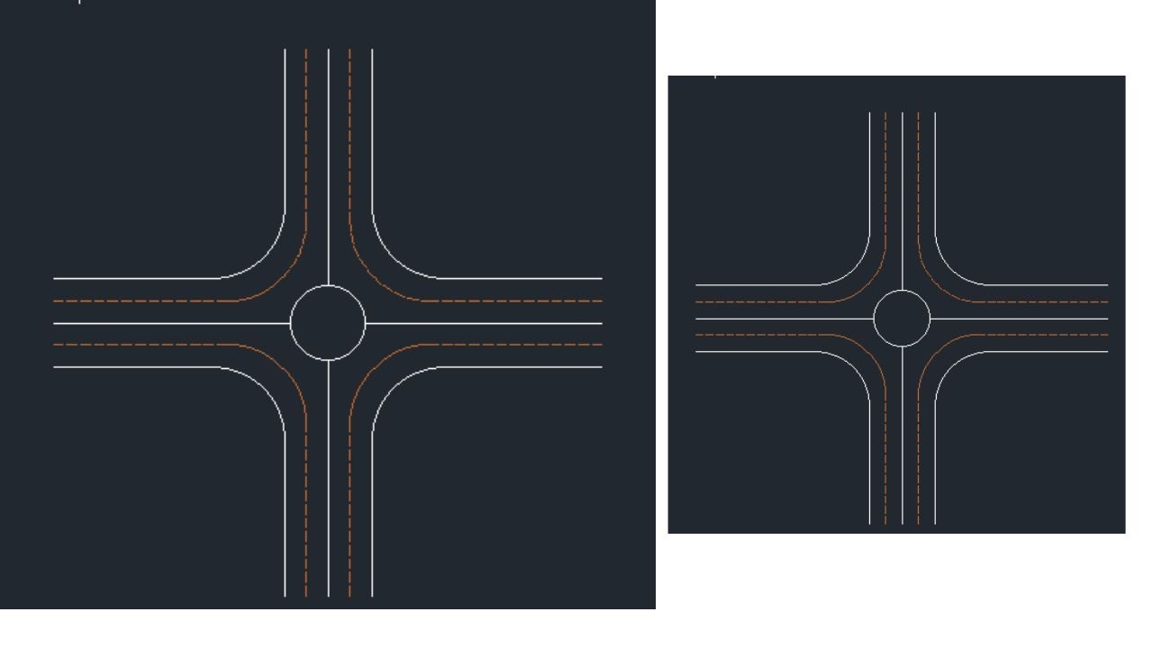 How to Design a Roundabout Interchange in AutoCAD 2D | Easy Tutorial