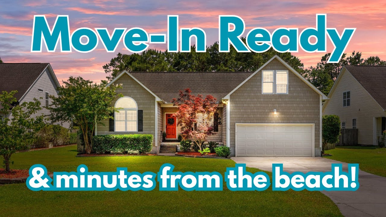 Move-In Ready Hampstead NC Home Near the Coast | 134 Leeward Ln Full Tour