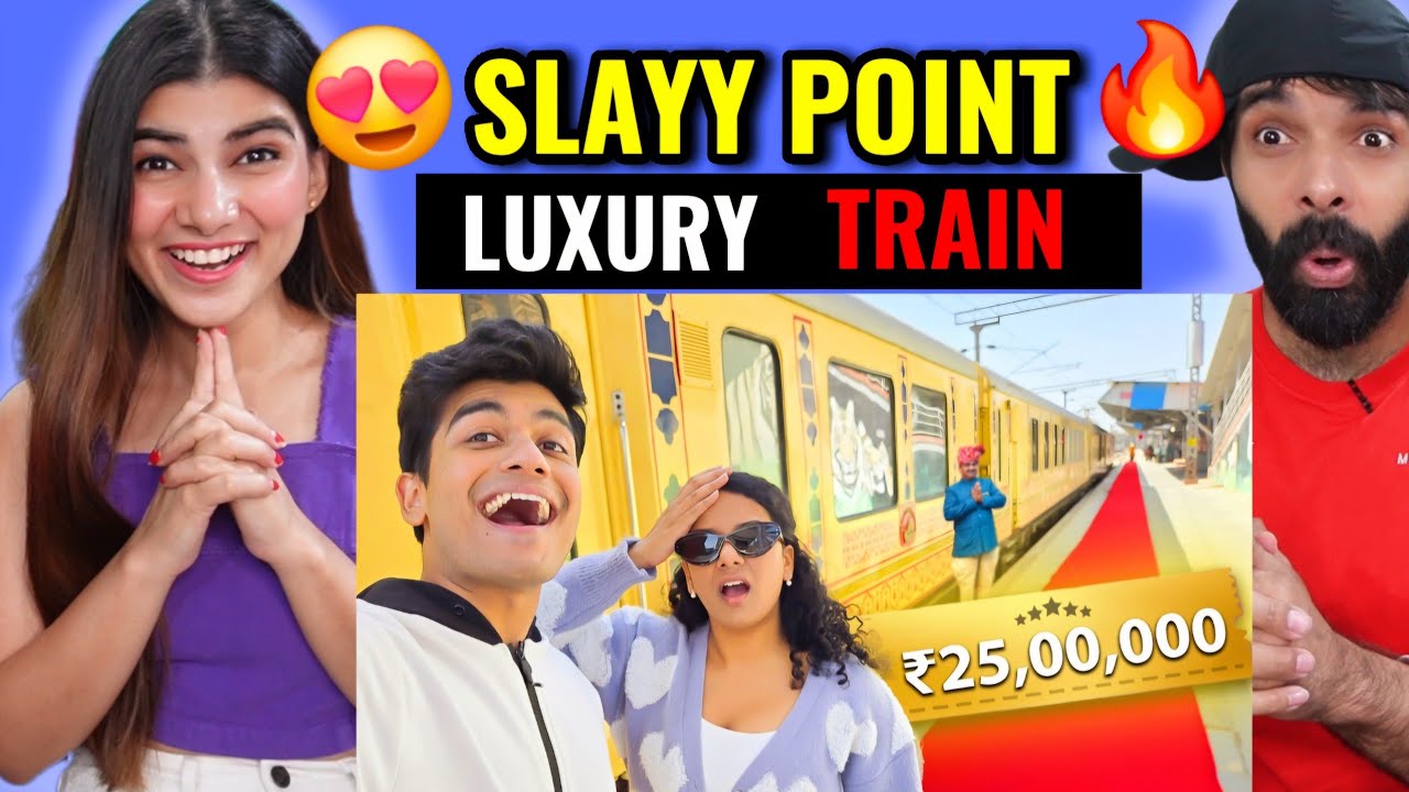 SLAYY POINT- Testing India's Most Expensive Luxury Train | Reaction | Deepak Ahlawat