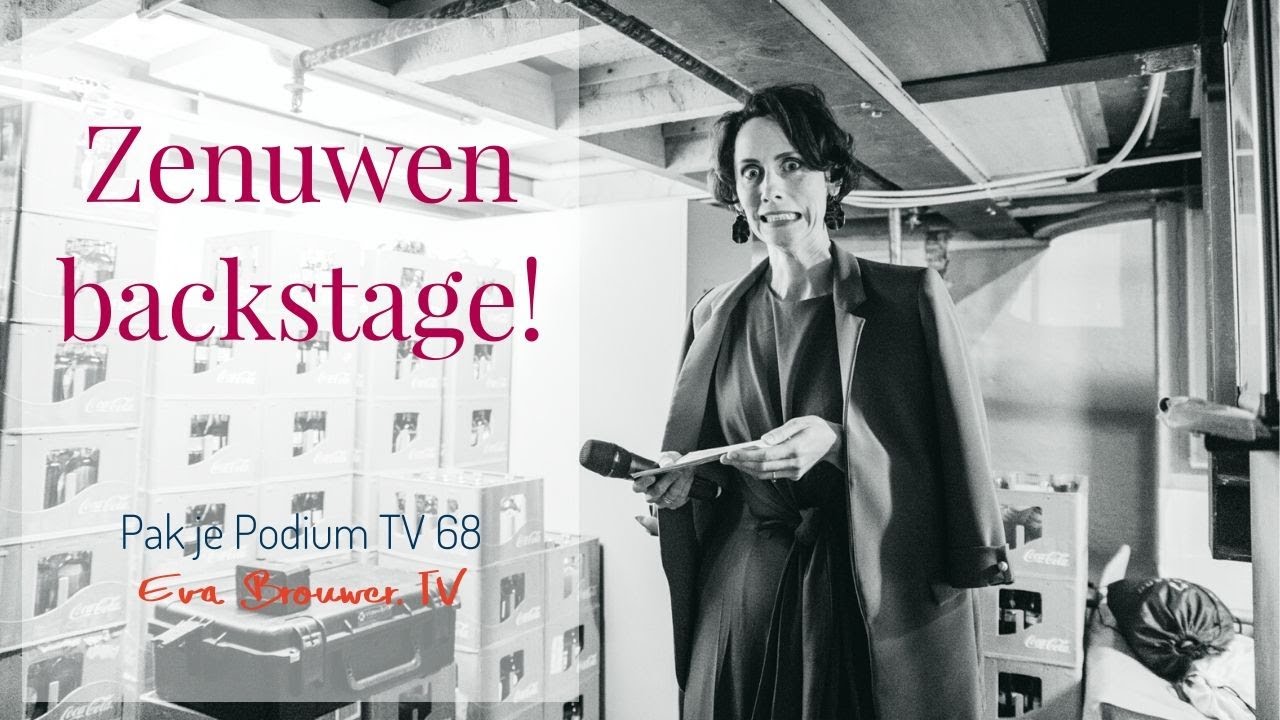 Zenuwen backstage! Hoe ga je om met zenuwen? Presentatietip #68