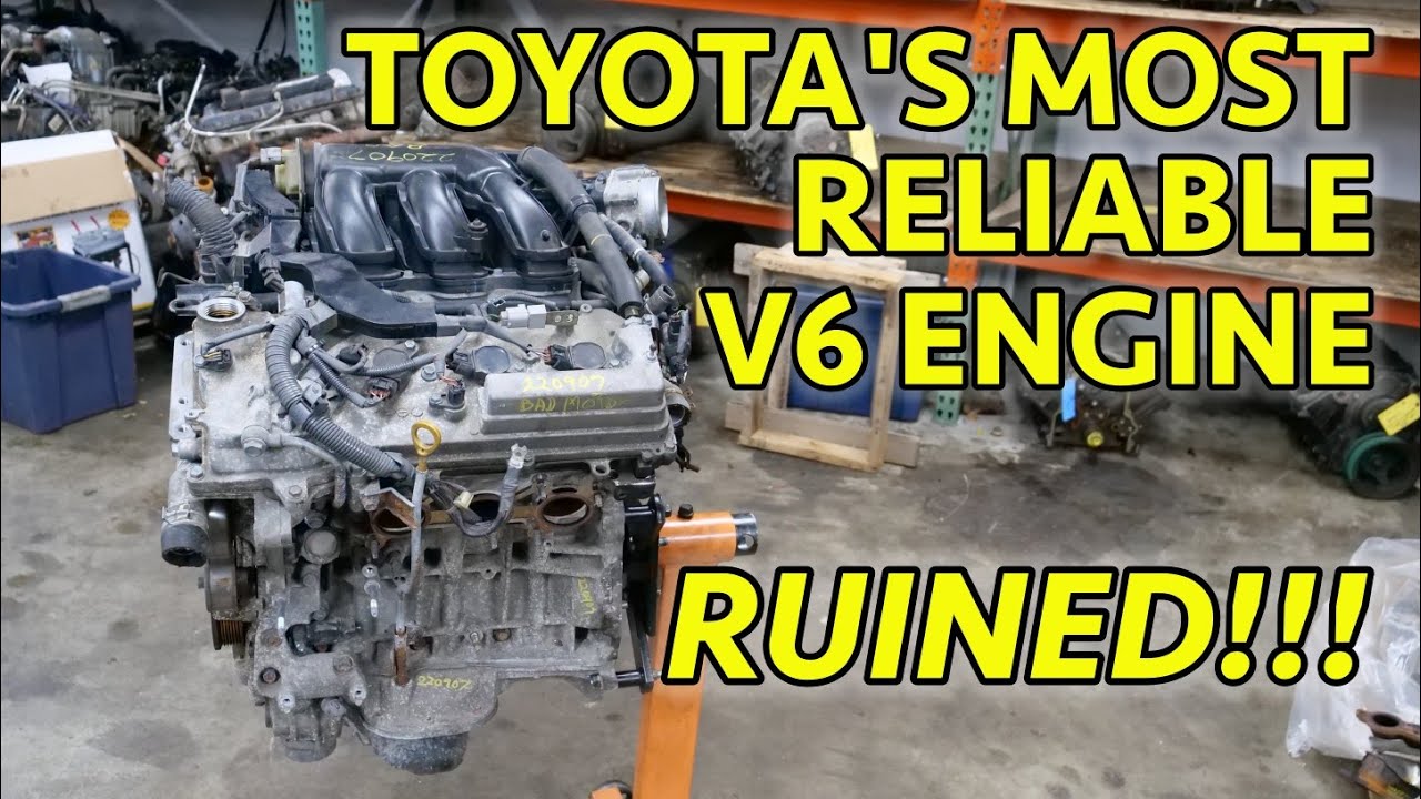 Разборка Toyota Lexus 2GR-FE! Преждевременная смерть самого надёжного двигателя Toyota V6 из-за н...