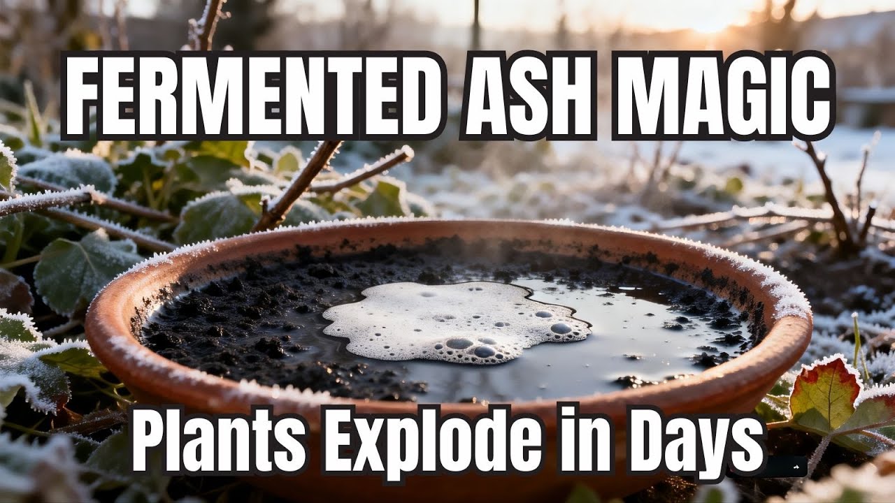 This Fermented Wood Ash Trick Makes Plants Grow CRAZY Fast