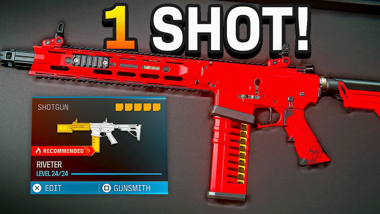 the *1 SHOT* FIRE ROUND RIVETER Class is RUINING MW3 after UPDATE! 😪(Best 