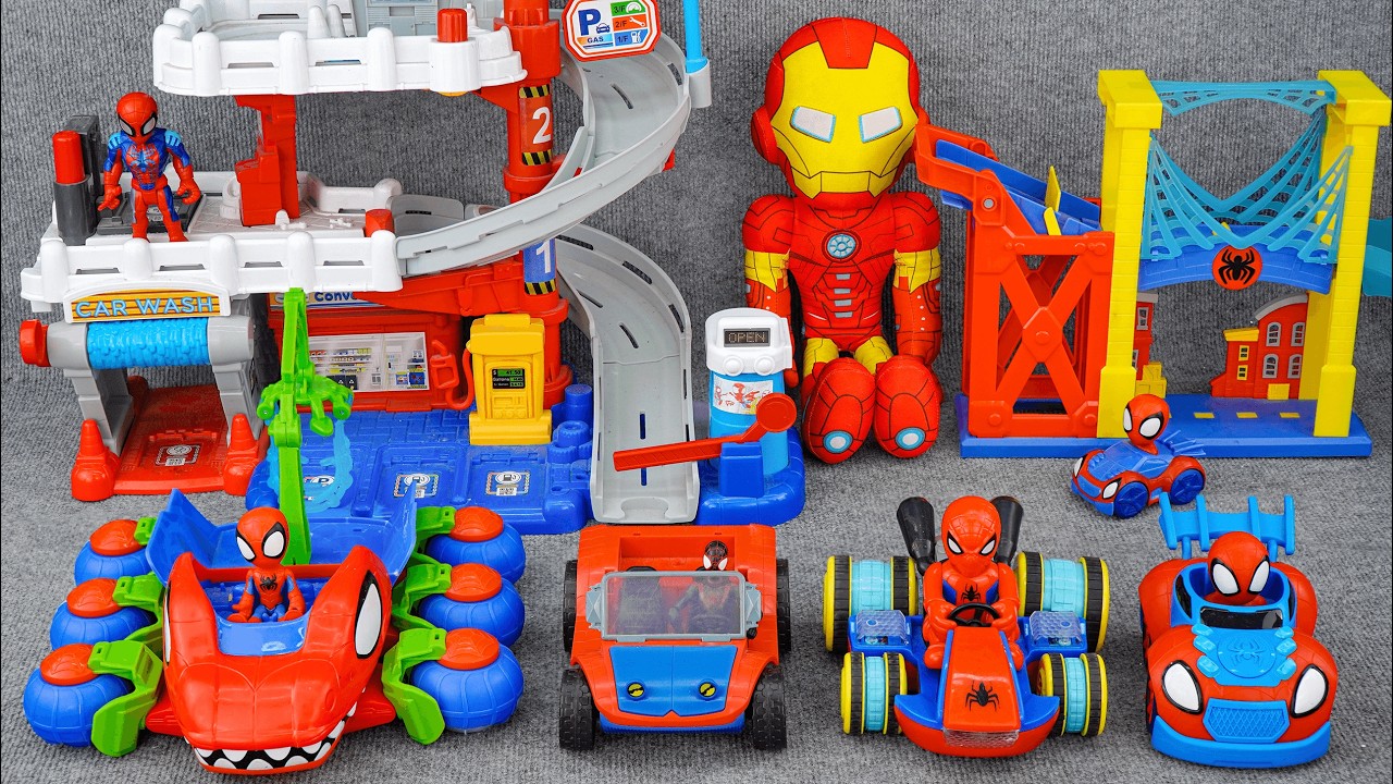 Marvel Spiderman Collection Unboxing Review| LEGO Spidey Playground Playset|Fast and Friendly Garage