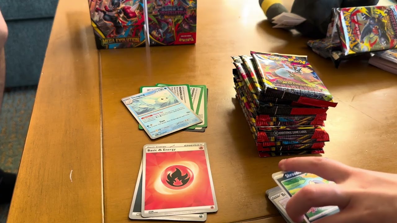 Opening a ton of packs, mega evolution ￼