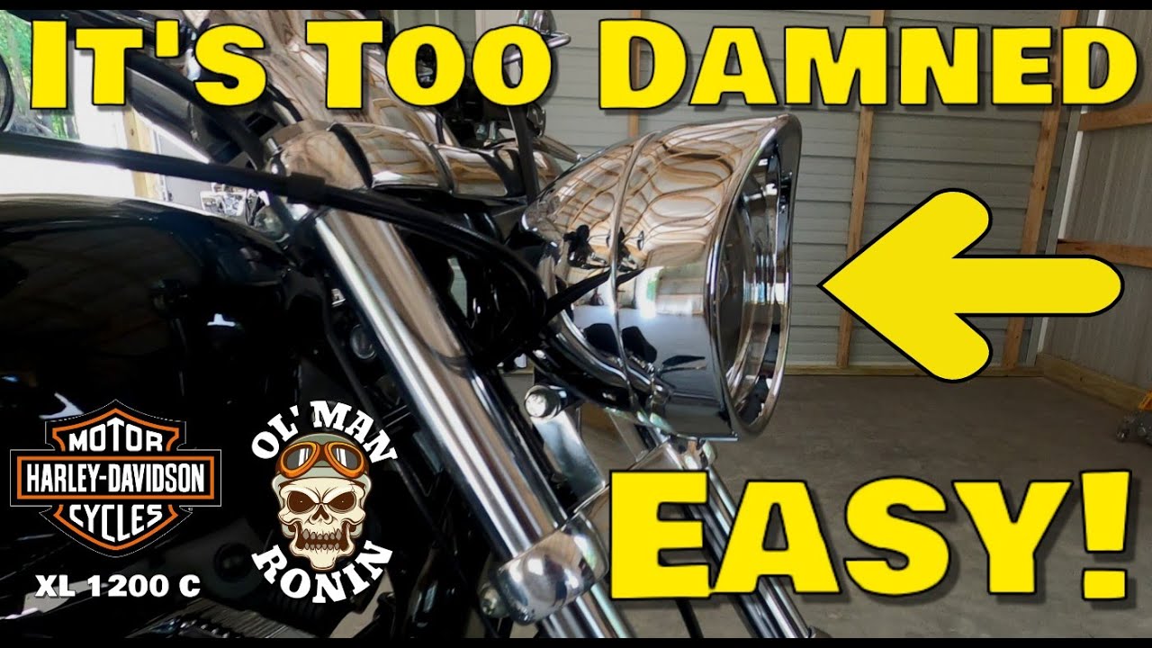 It's Too Damned Easy! | Sportster Visor Trim Ring Install | Ol' Man Ronin (S1,E31)