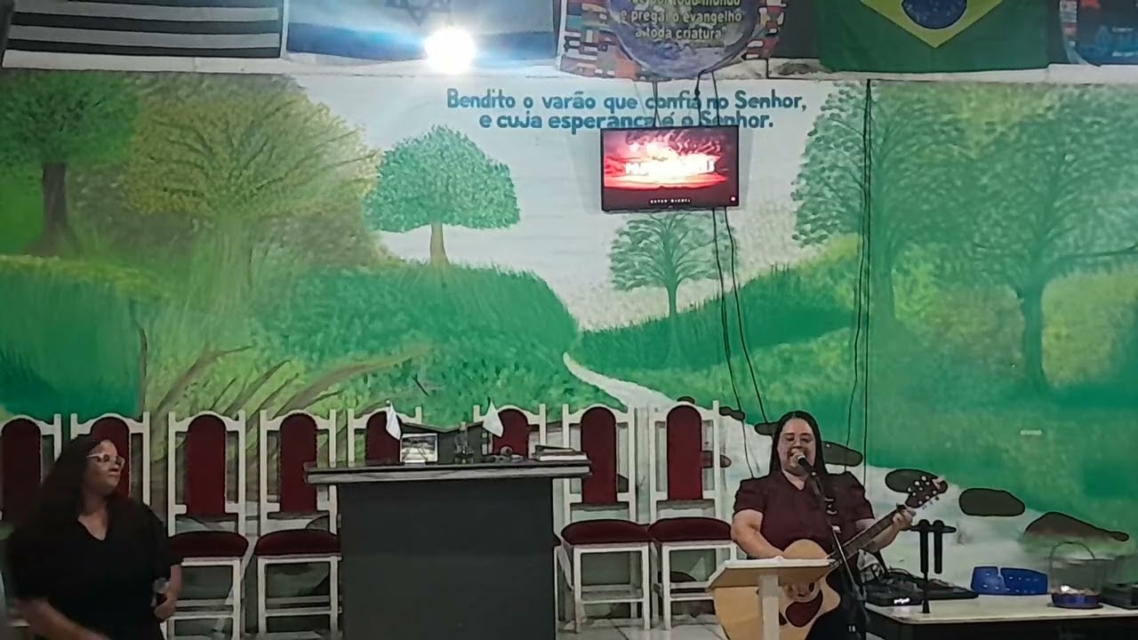 Igreja congregação do Deus vivo ministério Bauru Pastor Alexandre culto Domingo 19.00 h 28 12 25