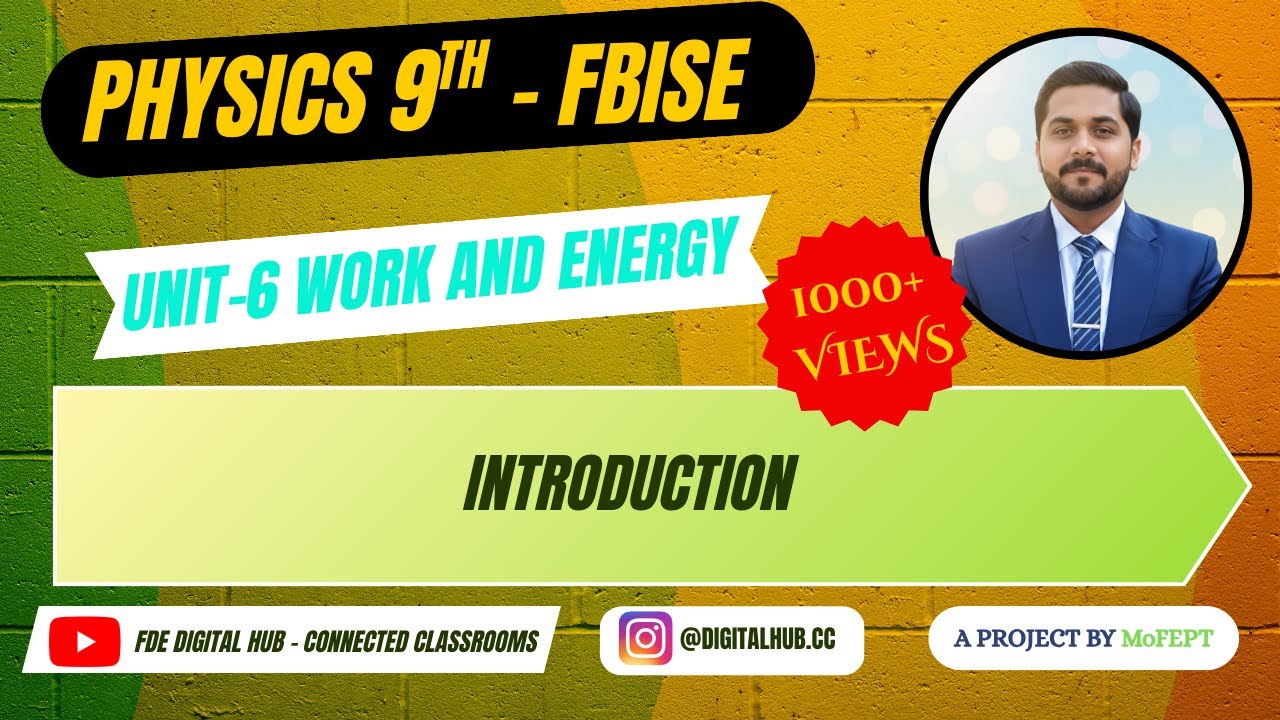 Work & Energy (introduction) | Physics | Chapter 6 | Grade 9 | FBISE | FDE