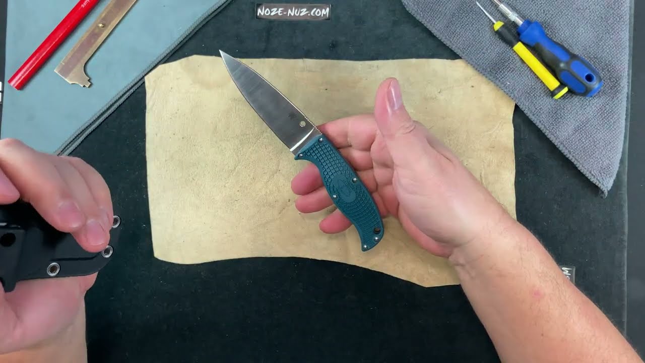 SCFB31PBL2K390 Spyderco Enuff 2 Fixed Blade K390