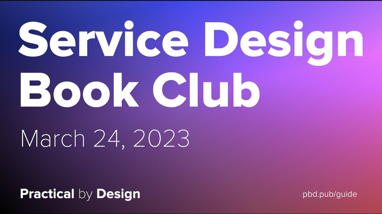 Service Design Book Club - Megan Miller presents Your Guide to Blueprinting the Practical Way