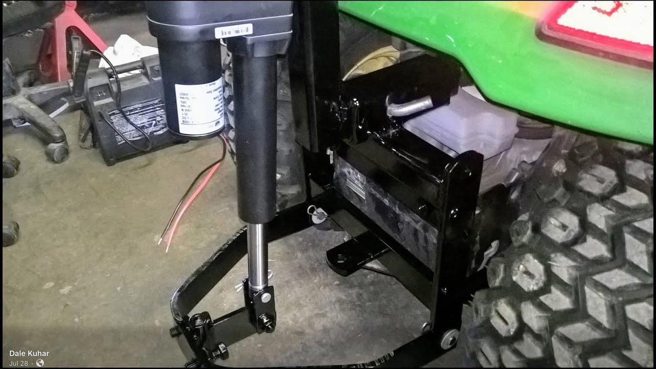 Самодельный приемник сцепки John Deere X580