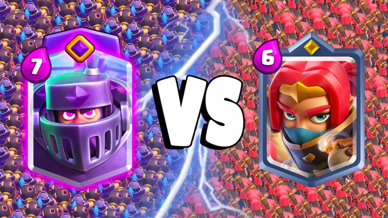 EVOLVED MEGA KNIGHT VS BOSS BANDIT - Clash Royale Challenge