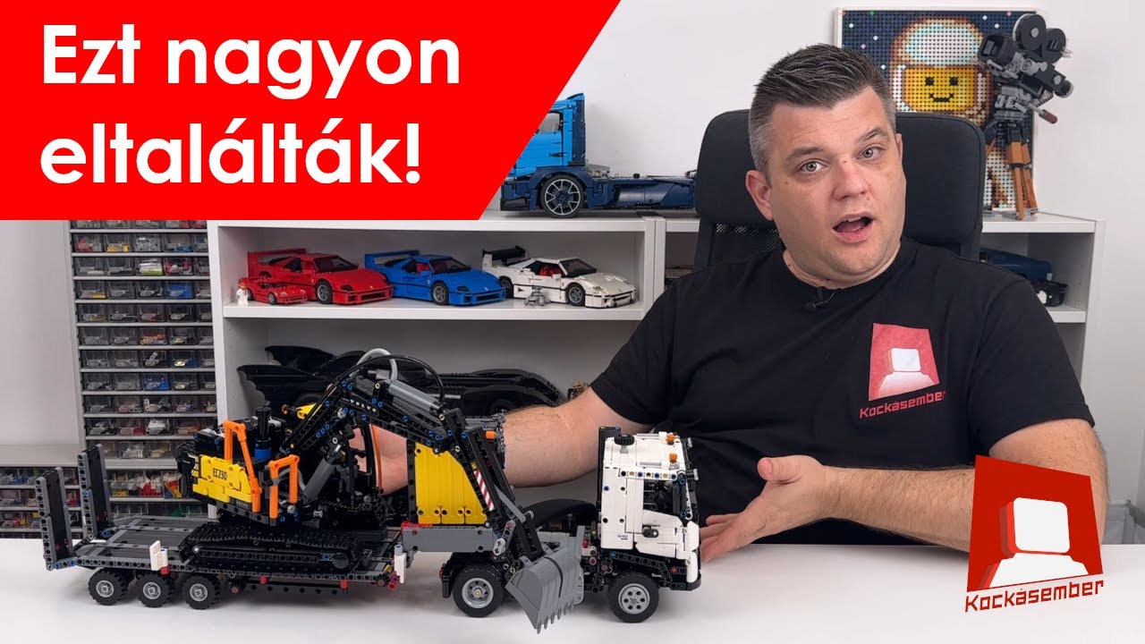 Egy Volvoban nem lehet csalódni - Lego 42175 - Volvo FMX teherautó és EC230 markoló - Technic szerda