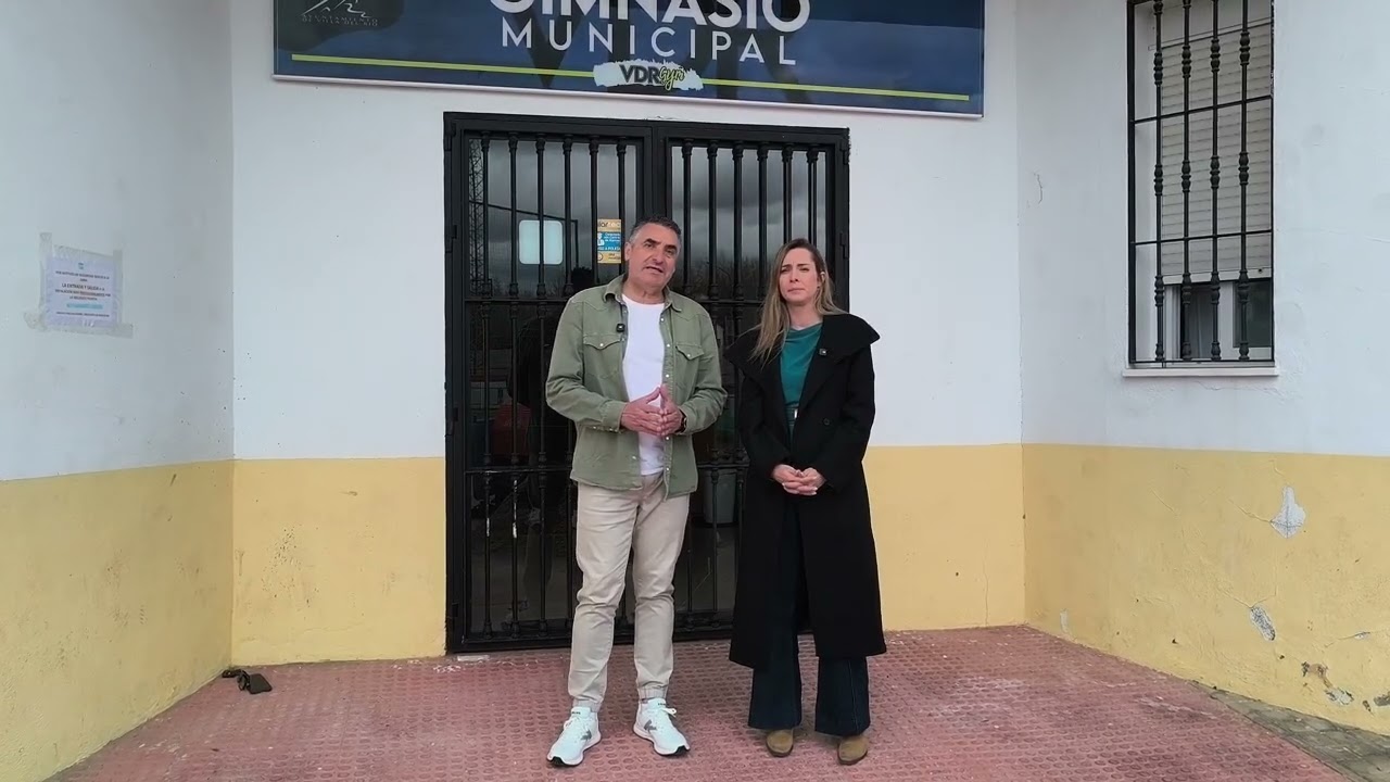 CONTINÚA LA OBRA DE AMPLIACIÓN Y MEJORA DEL GIMNASIO MUNICIPAL DE VILLA DEL RÍO