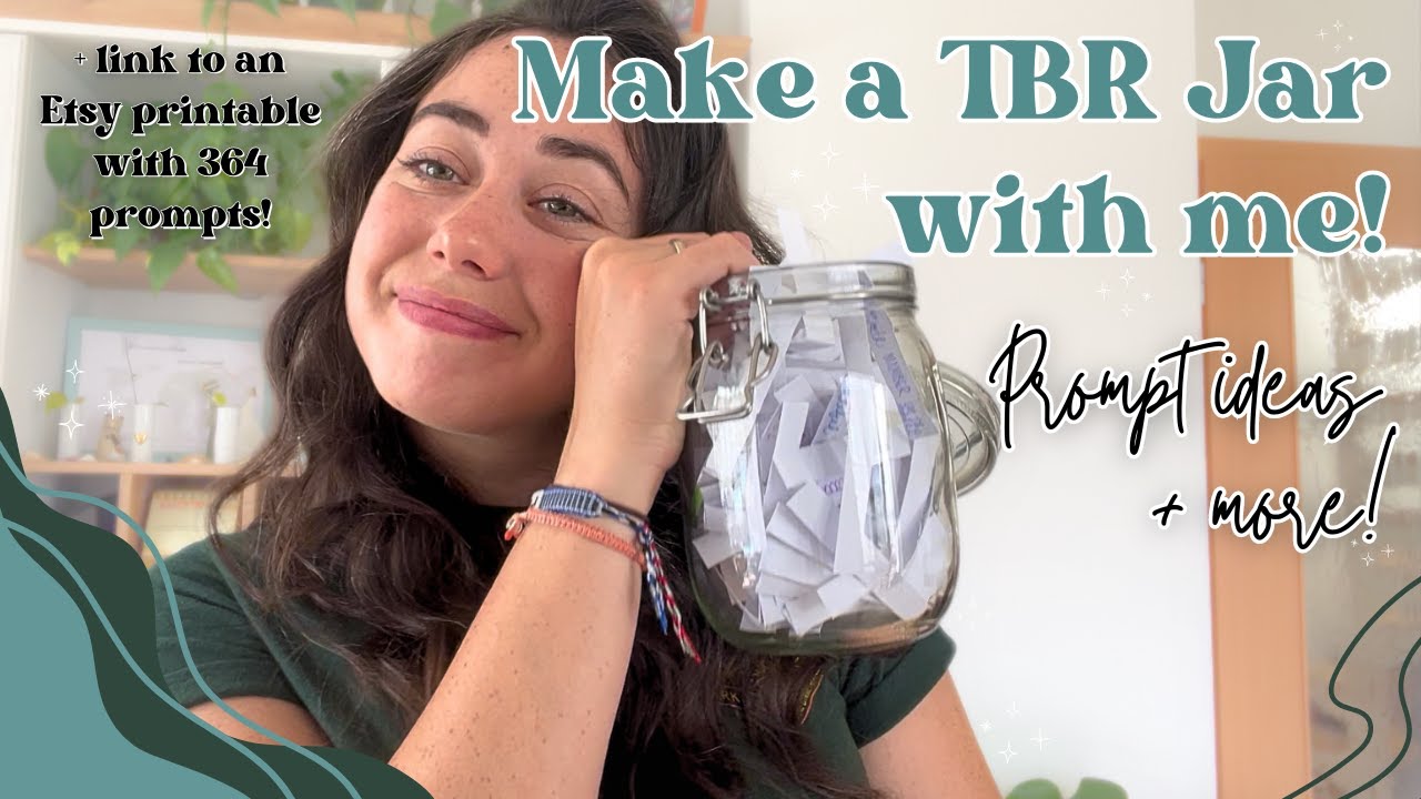 Make a DIY TBR Prompt Jar With Me! | Reading prompt ideas, Etsy printable, mini vlog, and more!