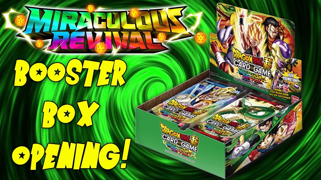 Miraculous Revival Dragon Ball Super Booster Box Opening!