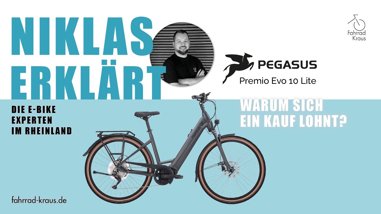 Pegasus Premio EVO 10 Lite - E-Bike Vorstellung Fahrrad Kraus in Grevenbroich