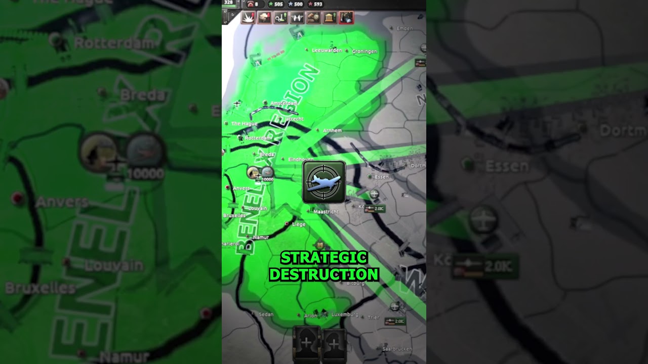 Hoi4 - Best AIR DOCTRINES for air superiority #hoi4 #heartsofiron4 #shorts #guide