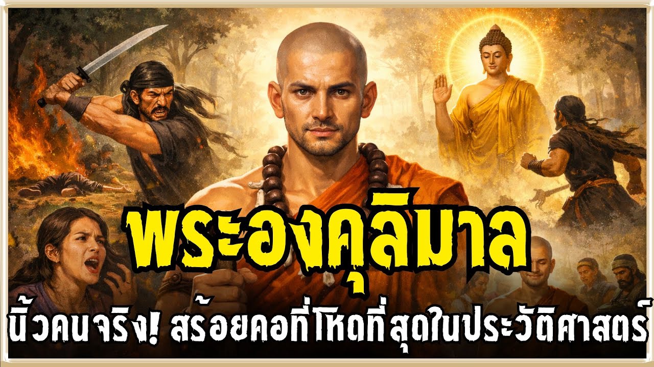 ประวัติพระองคุลิมาล จากมหาโจรสู่พระอรหันต์ในพุทธกาล l #ตนเล่าธรรม