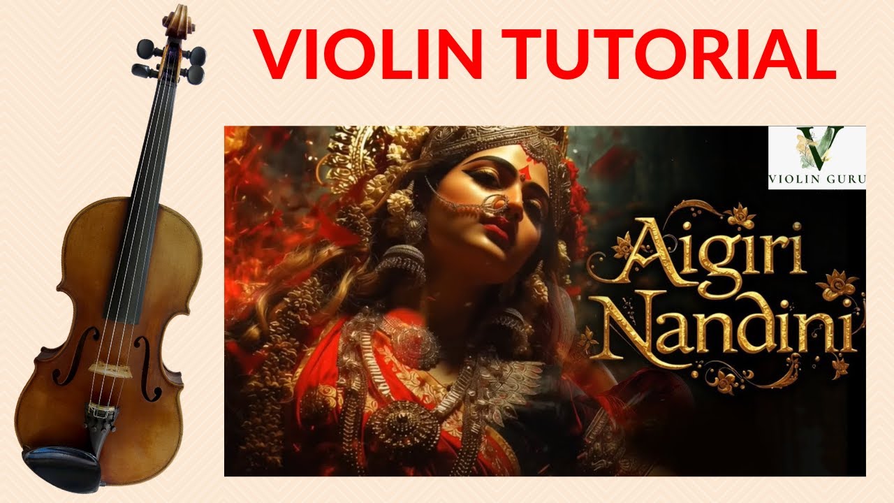 Aigiri Nandini Violin tutorial #violin_guru_easy_violin_lessons_for_beginners
