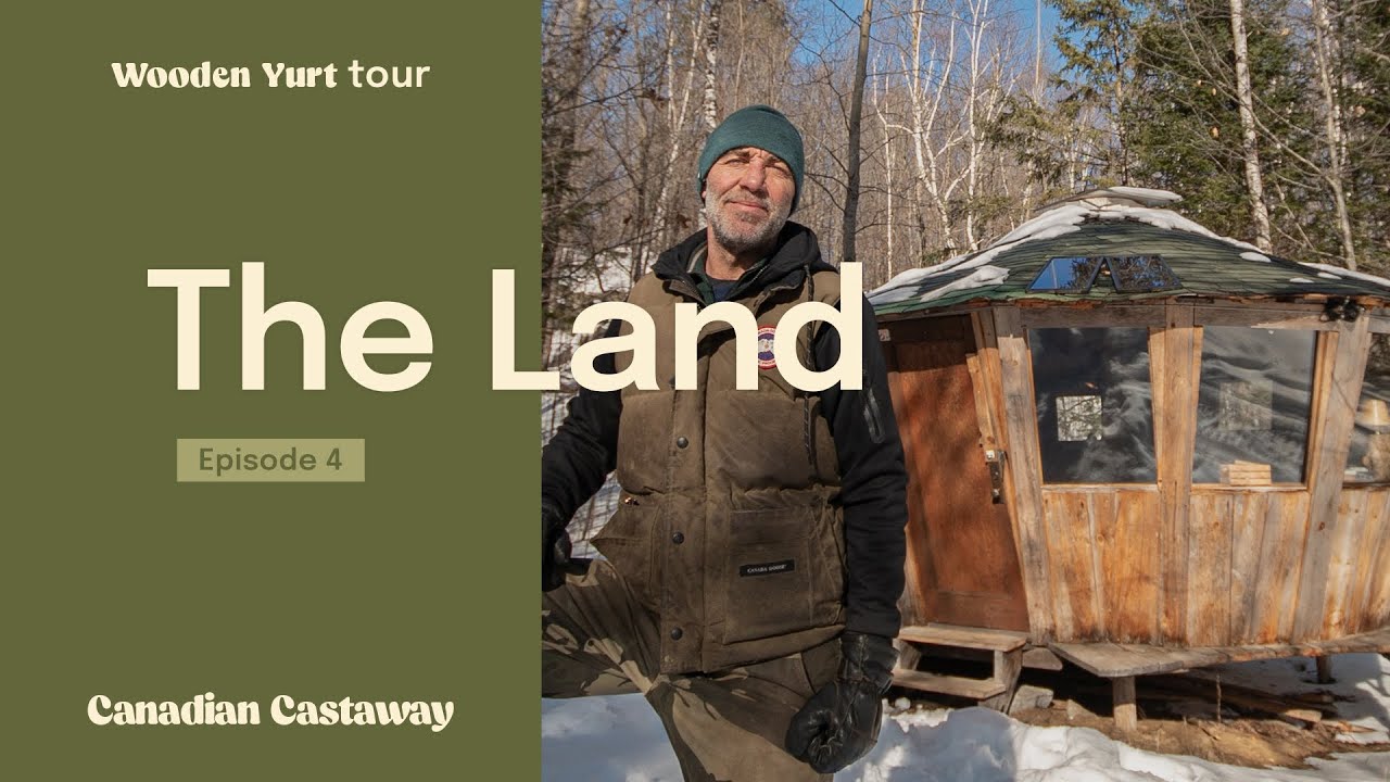 Unique Wooden Offgrid Yurt Tour - The Land