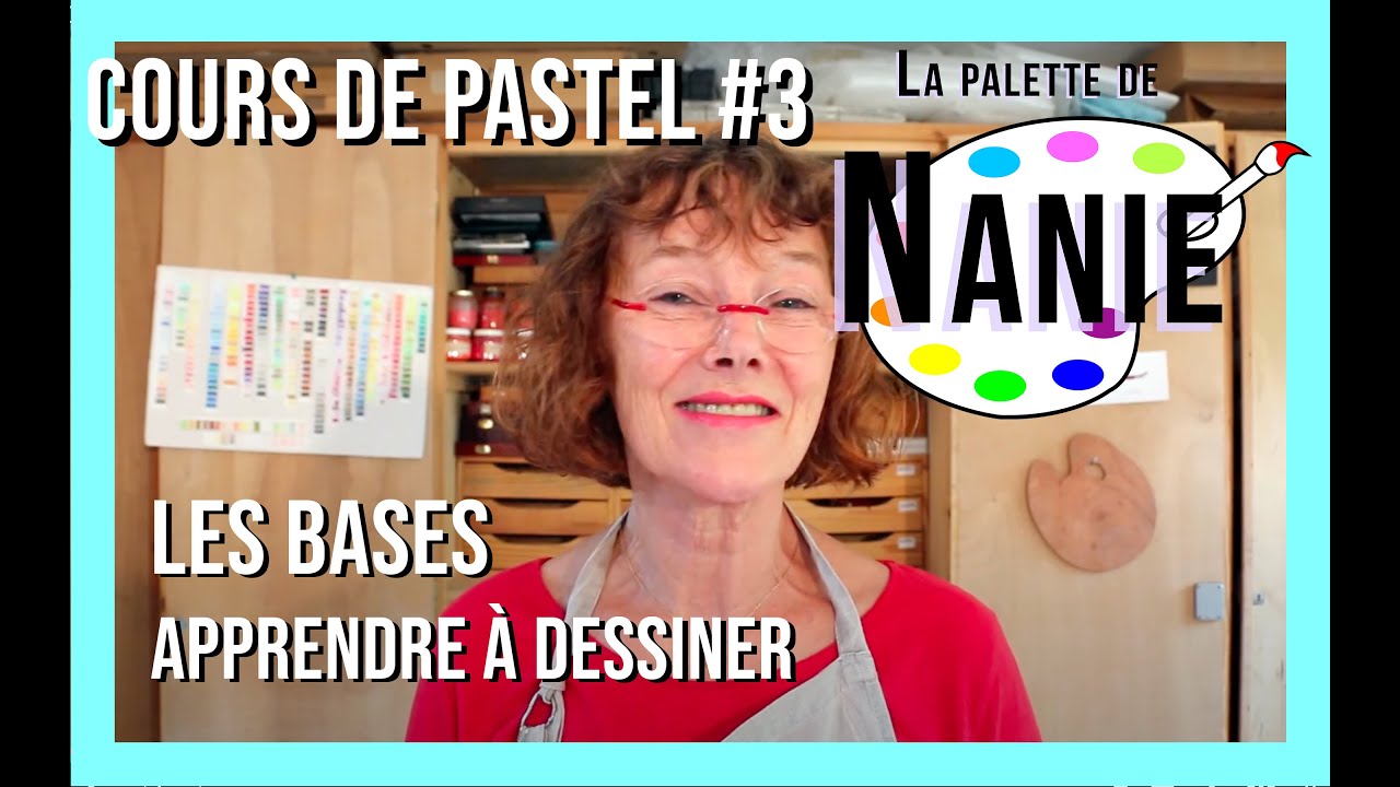 Cours de pastel - Cours #3 - Les bases : apprendre à dessiner