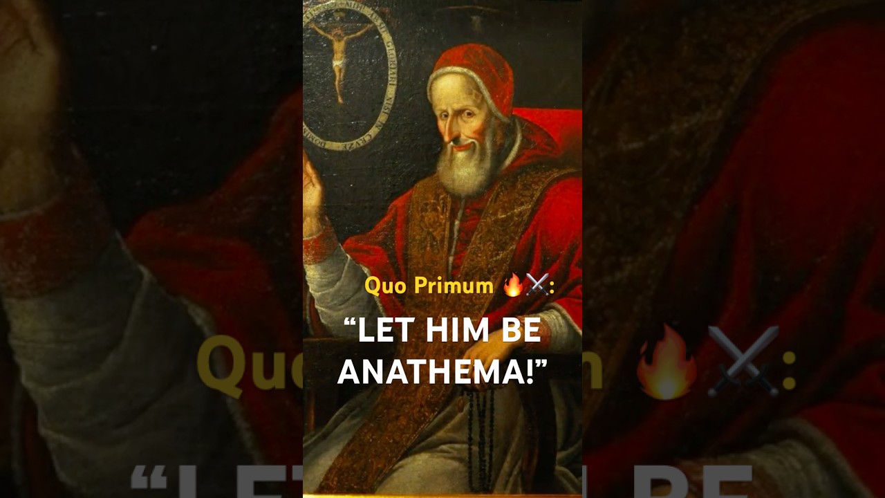 St. Pius V: Pope of the Tridentine Mass 🏛️