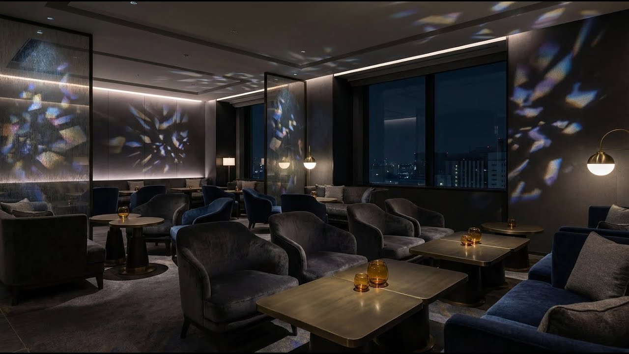 Smooth Jazz Lounge Music for Late-Night Calm | Elegant Night Ambience | Prisms