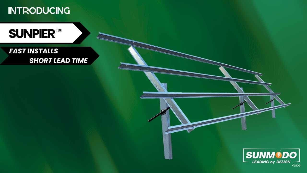 Meet SunPier- SunModo's Next Generation Ground Mount