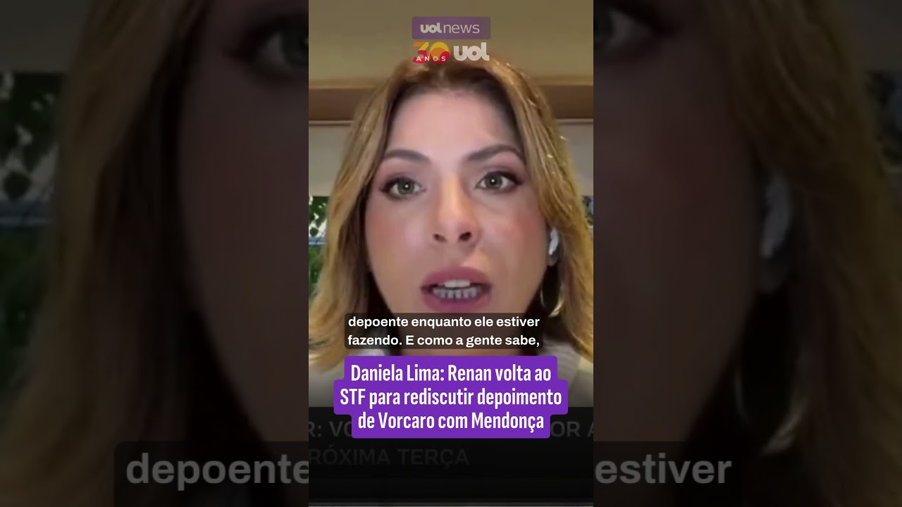 Master: Renan volta ao STF para rediscutir depoimento de Vorcaro com Mendon&ccedil;a | Daniela Lima