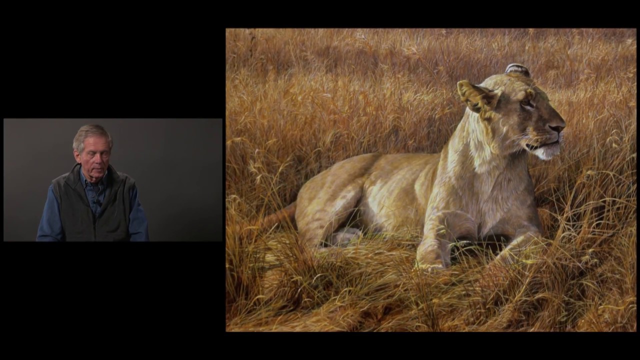#81- Lioness at Serengeti by Robert Bateman