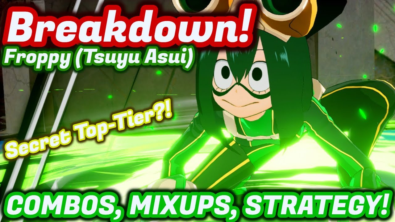 Tsuyu Breakdown! Combos/Strategy My Hero Ones Justice 2 